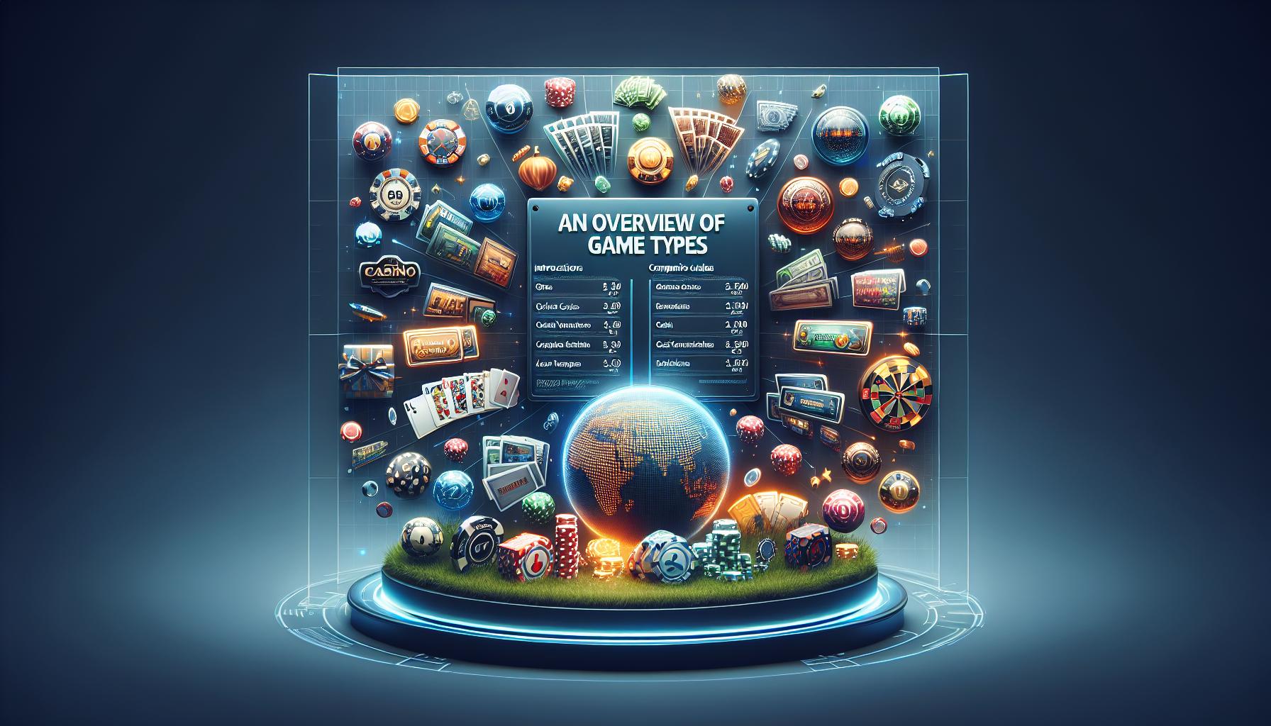 遊戲類型總覽：熱門分類推薦、各種遊戲類型介紹與選擇比較攻略