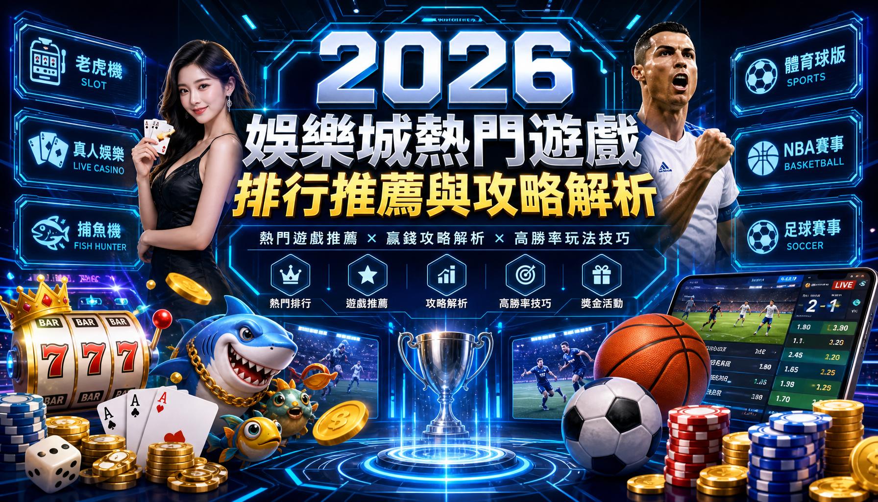 2026娛樂城熱門遊戲排行推薦與攻略解析