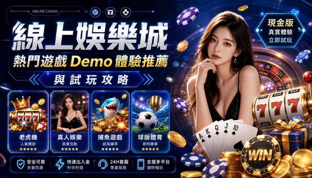 線上娛樂城熱門遊戲 Demo 體驗推薦與試玩攻略