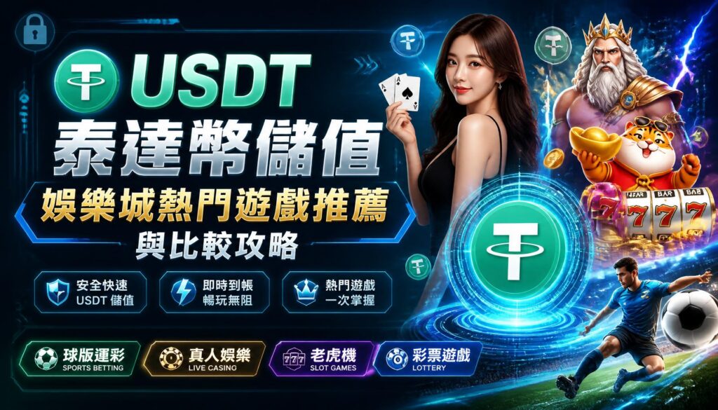 USDT 泰達幣儲值娛樂城熱門遊戲推薦與比較攻略